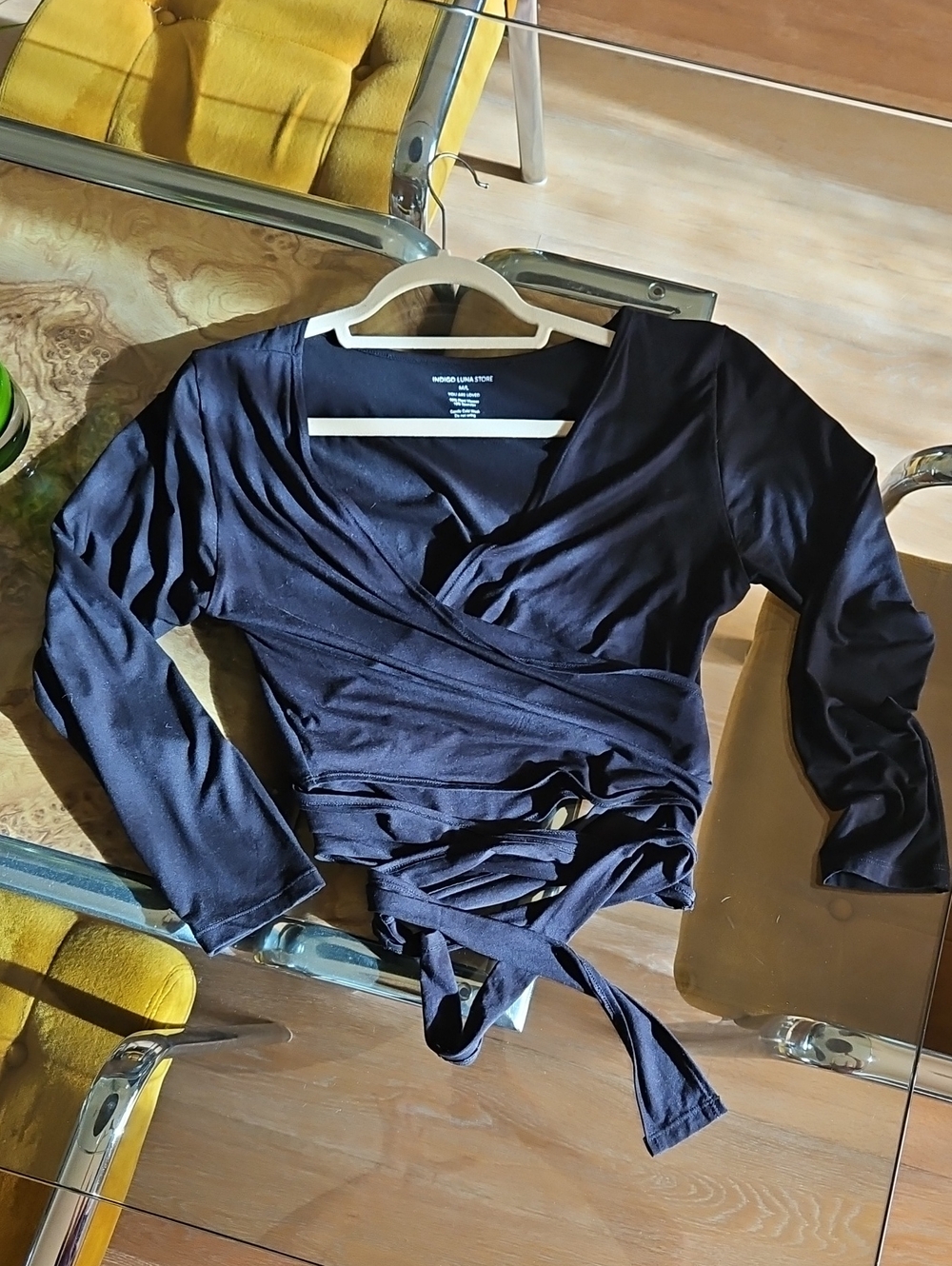 Indigo Luna Wrap Top - Picture 2 of 2